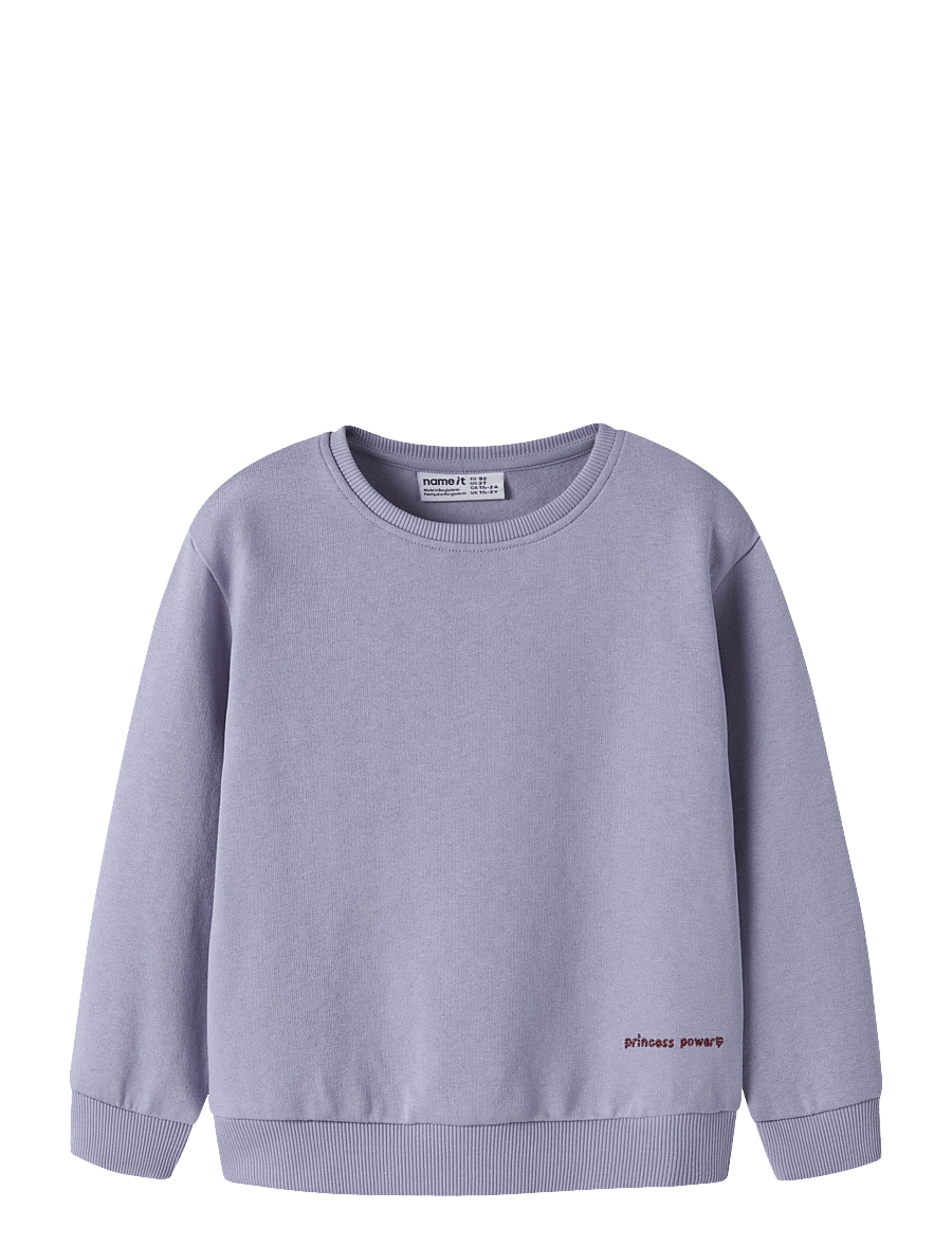 name it - NMFOKALA LS NREG SWE BRU PB - sweatshirts - lavender icing - 0