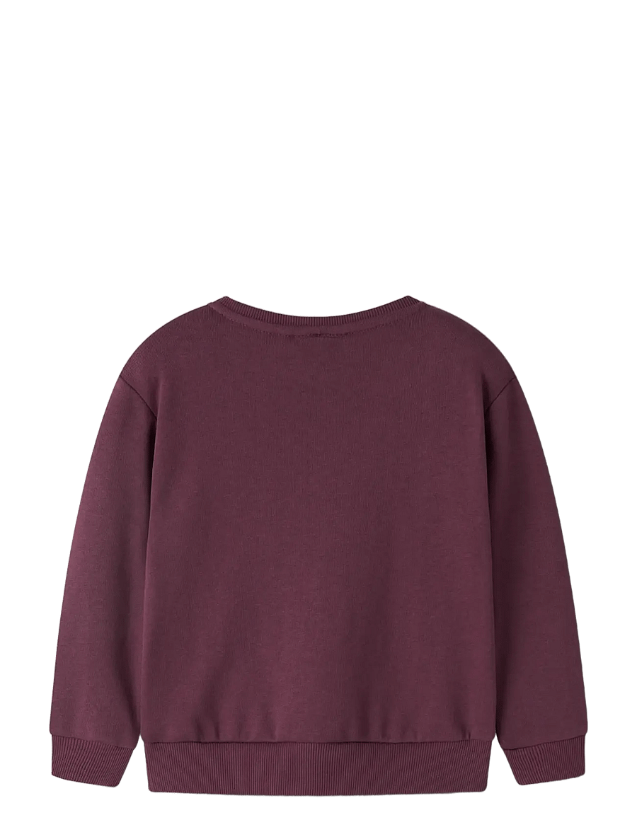 name it - NMFOKALA LS NREG SWE BRU PB - sweatshirts - mauve wine - 1