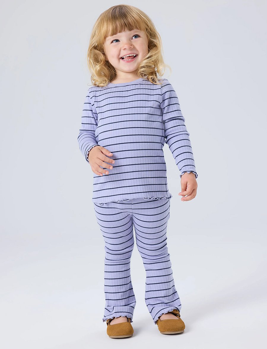name it - NMFOLENA LS SLIM TOP PB - langärmelig - lavender icing - 2