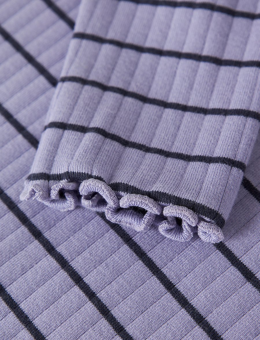 name it - NMFOLENA LS SLIM TOP PB - langärmelig - lavender icing - 4