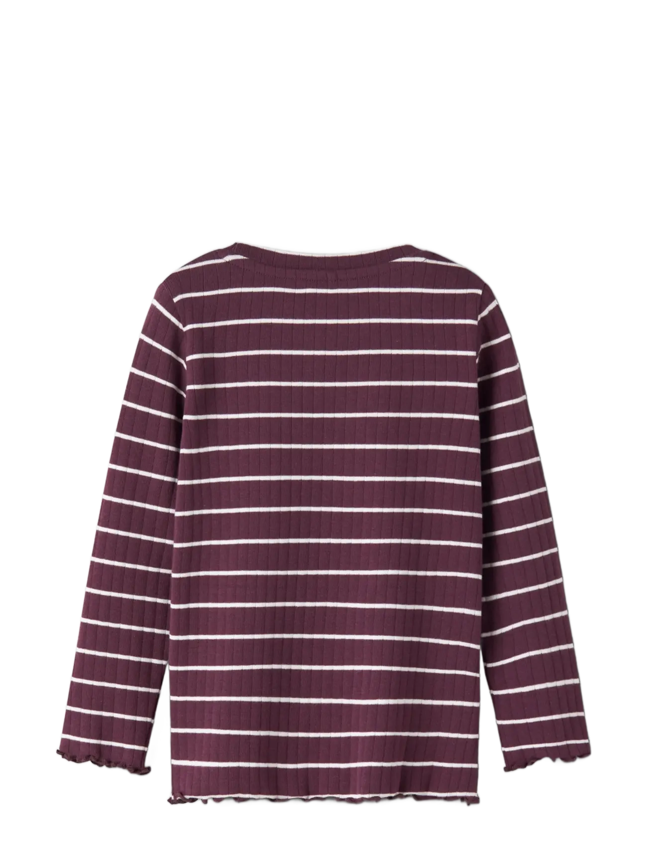 name it - NMFOLENA LS SLIM TOP PB - langärmelig - mauve wine - 1