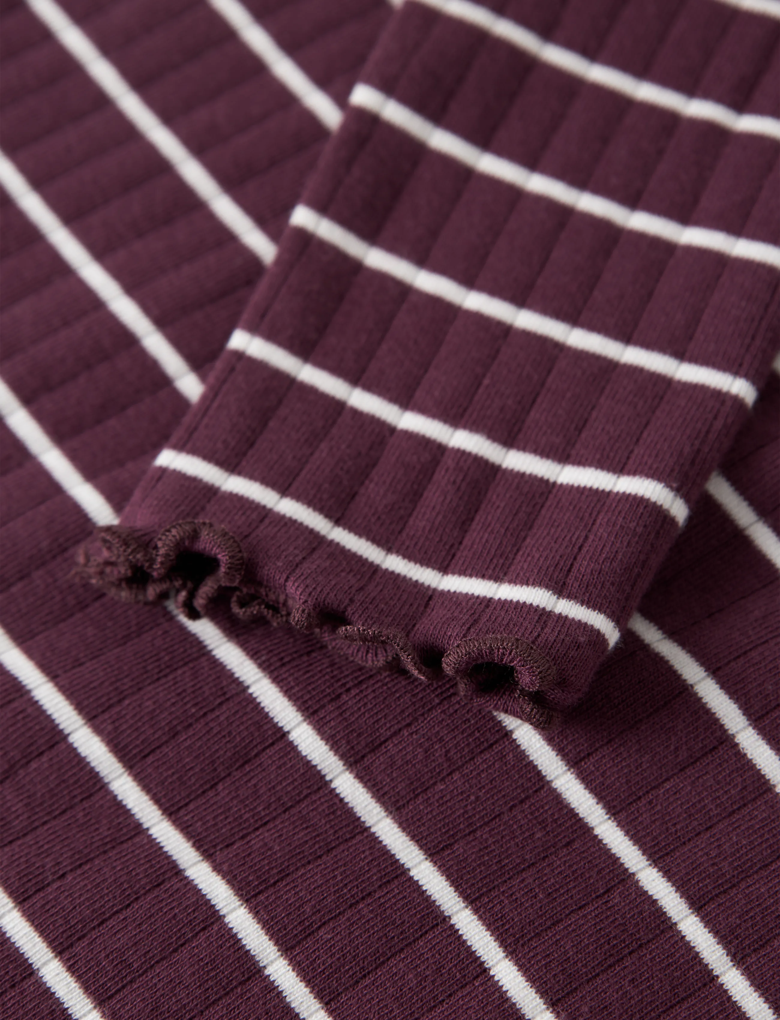 name it - NMFOLENA LS SLIM TOP PB - langärmelig - mauve wine - 2
