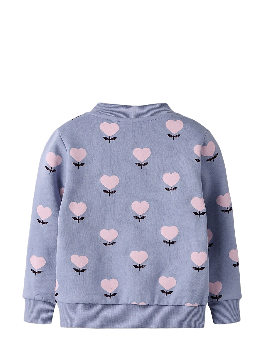 name it - NMFOLINIAS LS SWE CARD BRU PB - bomberjackor - lavender icing - 1