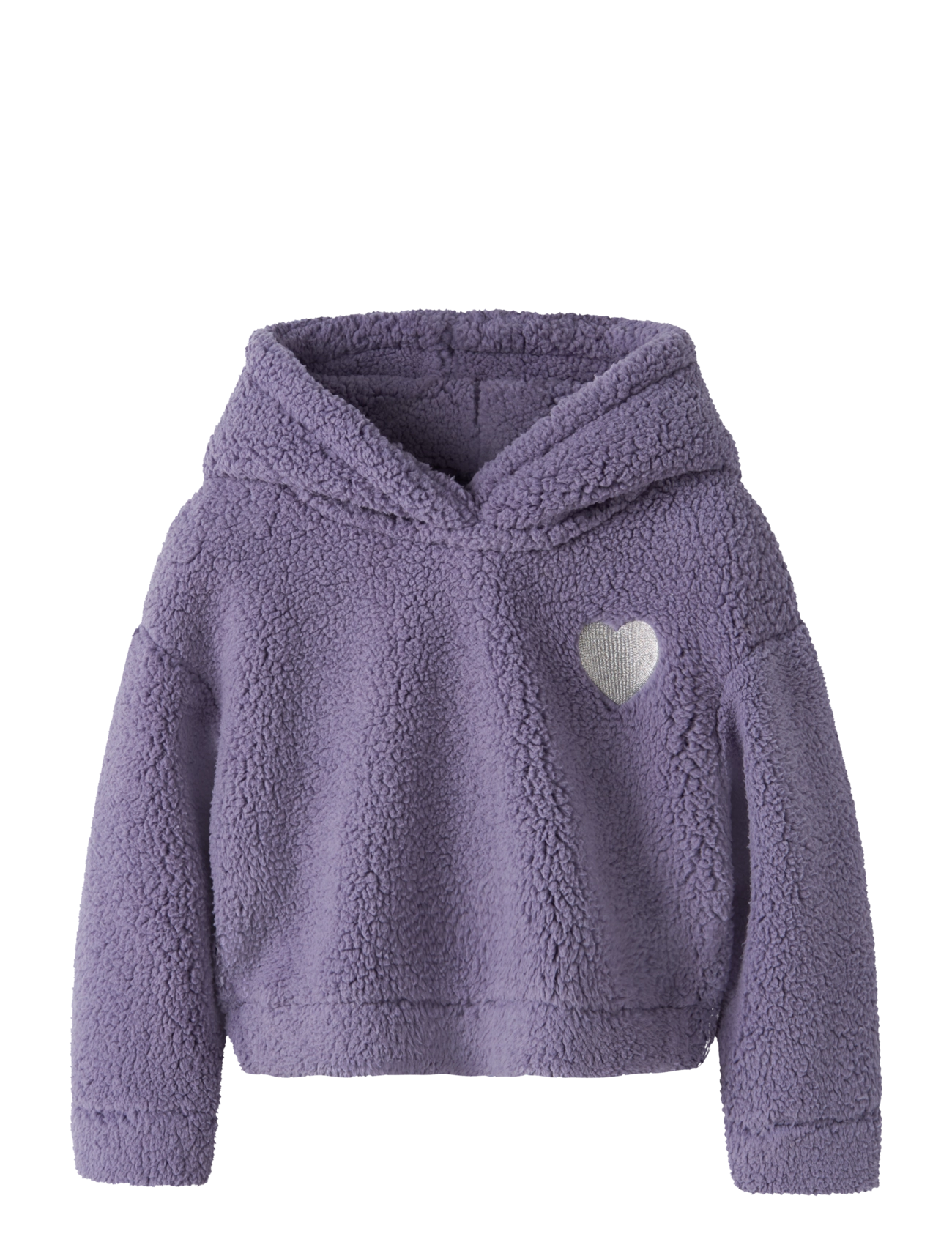 name it NMFONEA LS TEDDY PULLOVER WH PB - Name it - LAVENDER ICING / purple