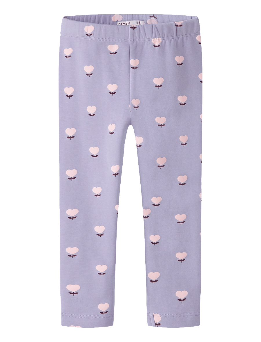 name it - NMFOLINI SWE LEGGING BRU PB - leggings - lavender icing - 0