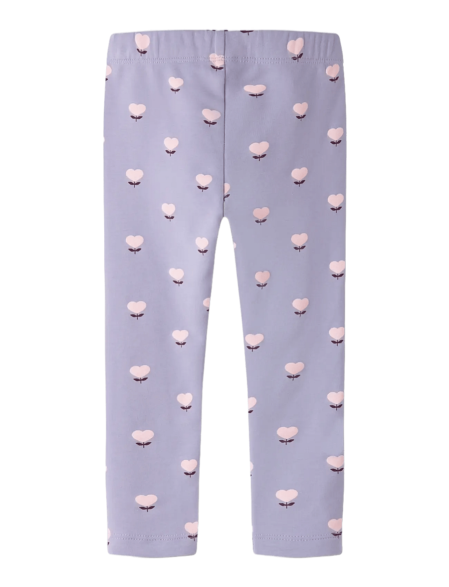 name it - NMFOLINI SWE LEGGING BRU PB - leggings - lavender icing - 1