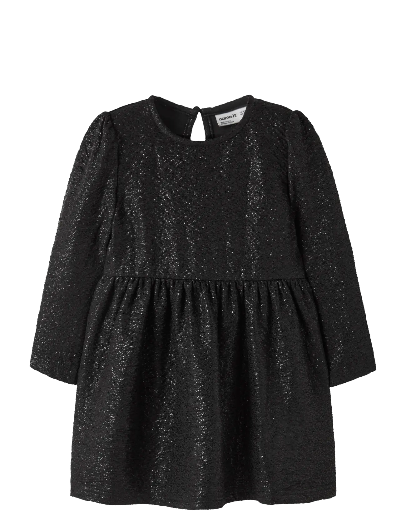 name it NMFRISINE LS DRESS PB - Long-sleeved casual dresses - BLACK / black