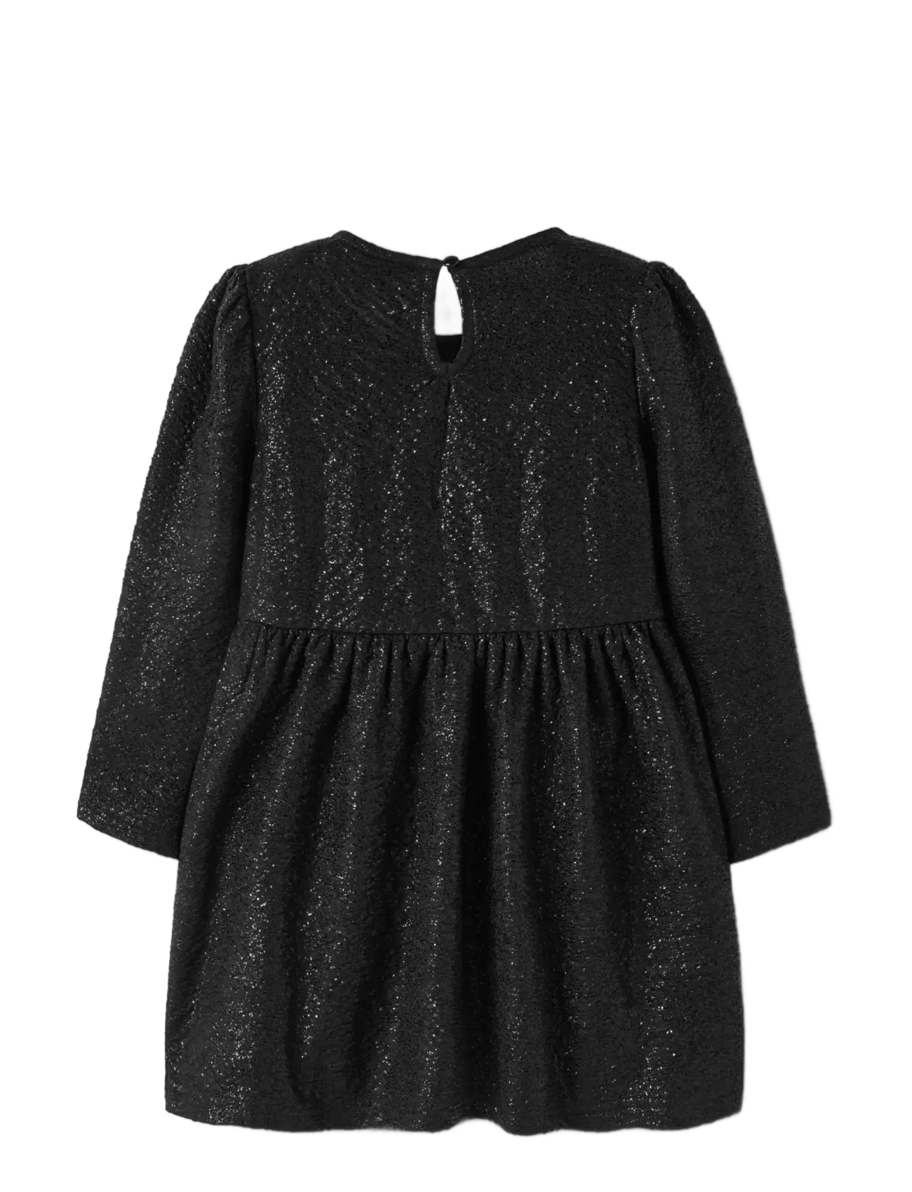 name it - NMFRISINE LS DRESS PB - long-sleeved casual dresses - black - 1