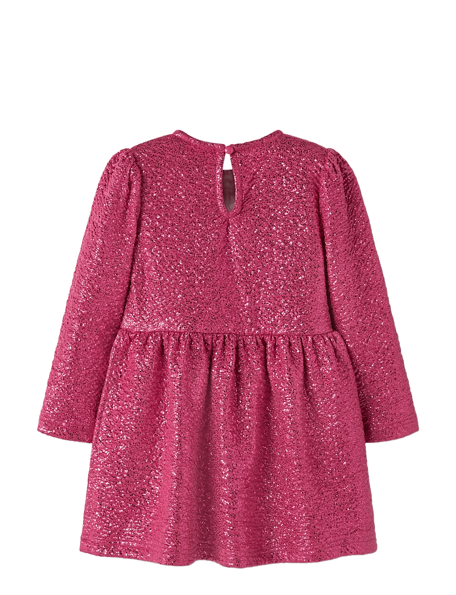 name it - NMFRISINE LS DRESS PB - pikkade varrukatega vabaajakleidid - pink yarrow - 1