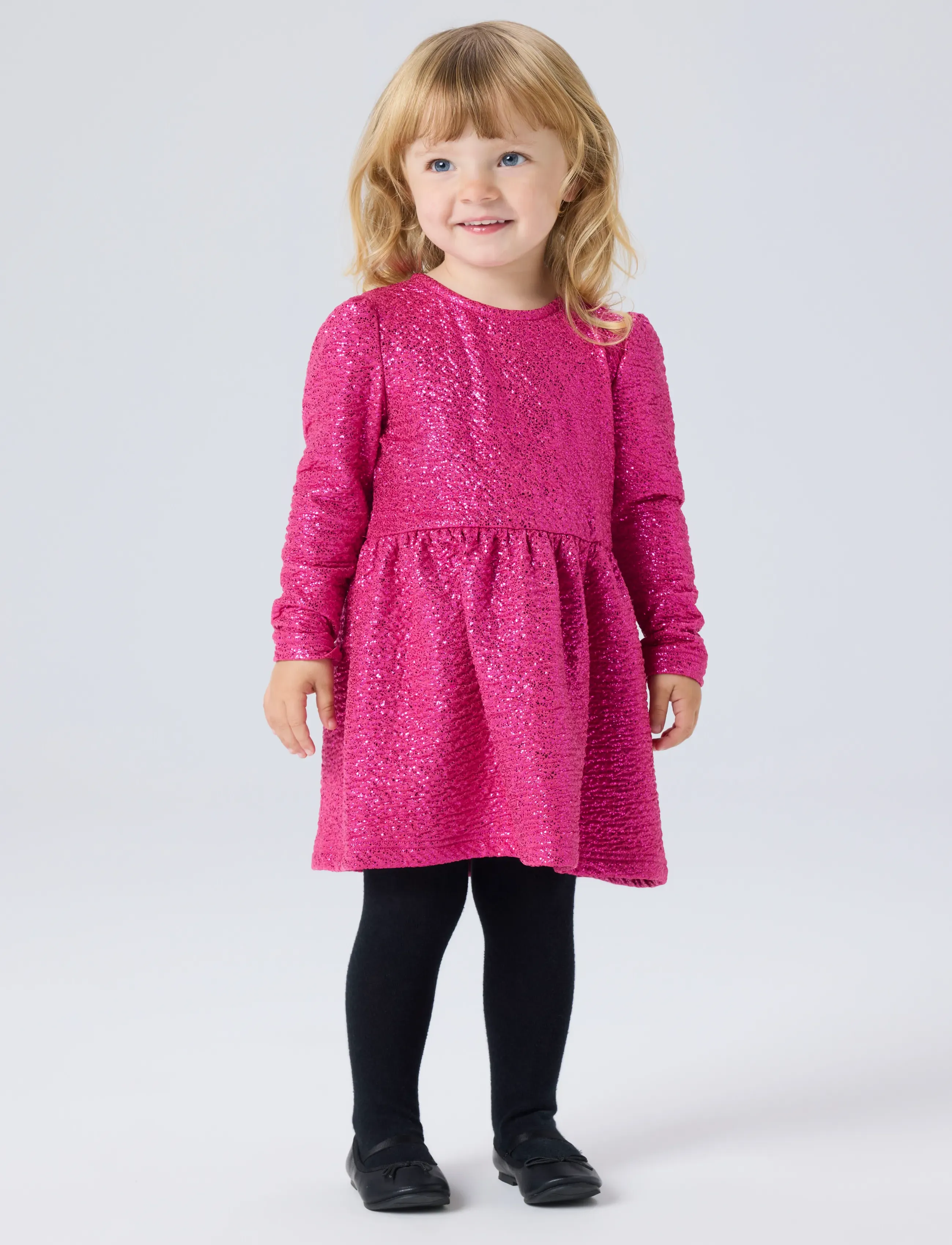 name it - NMFRISINE LS DRESS PB - long-sleeved casual dresses - pink yarrow - 2