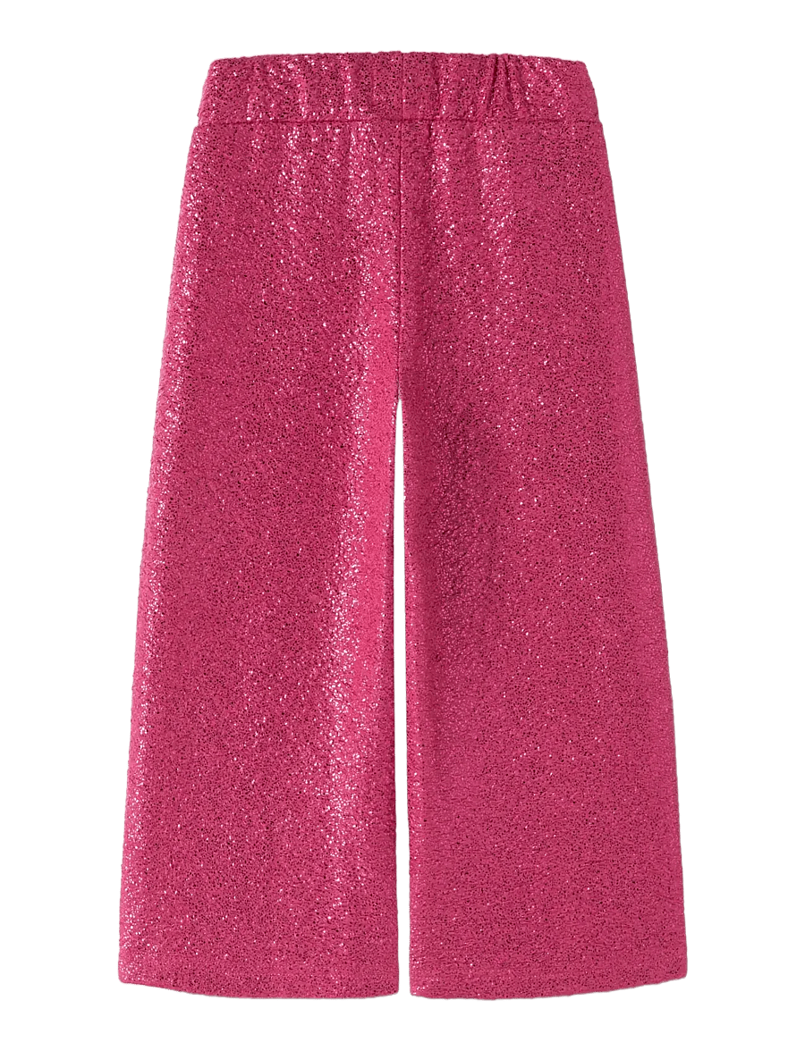 name it - NMFRISINE WIDE PANT PB - babyhosen - pink yarrow - 1
