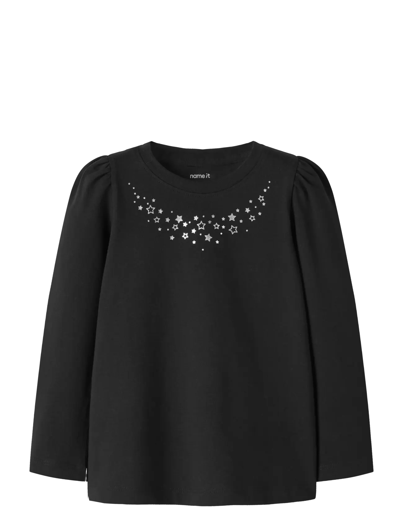 name it NMFRILINA LS TOP PB - Kleidung - BLACK / black