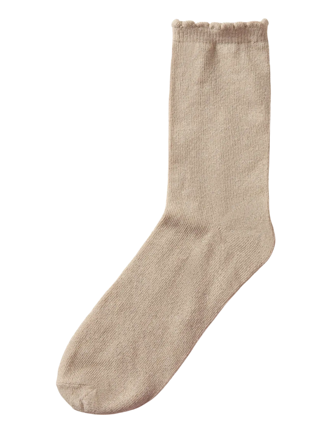 name it NKFGLITTER SOCK NOOS - Kleidung - MOONBEAM / beige
