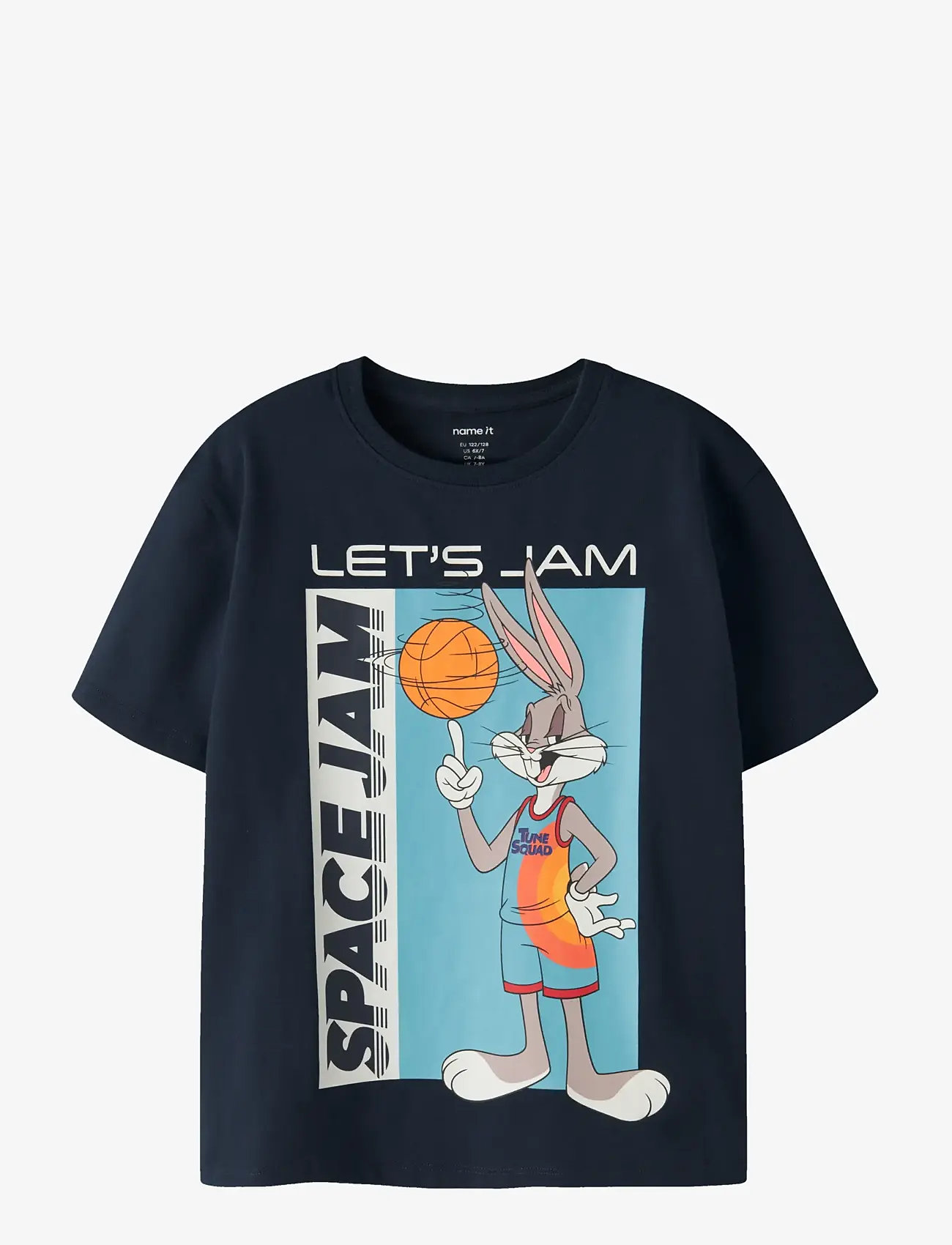 name it - NKMFLY SPACEJAM SS NREG TOP BOX WAB - short-sleeved t-shirts - navy blazer - 1