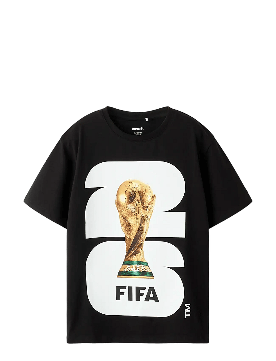 name it - NKMMALLE FIFA SS NREG TOP OUS - sportstoppe - black - 2
