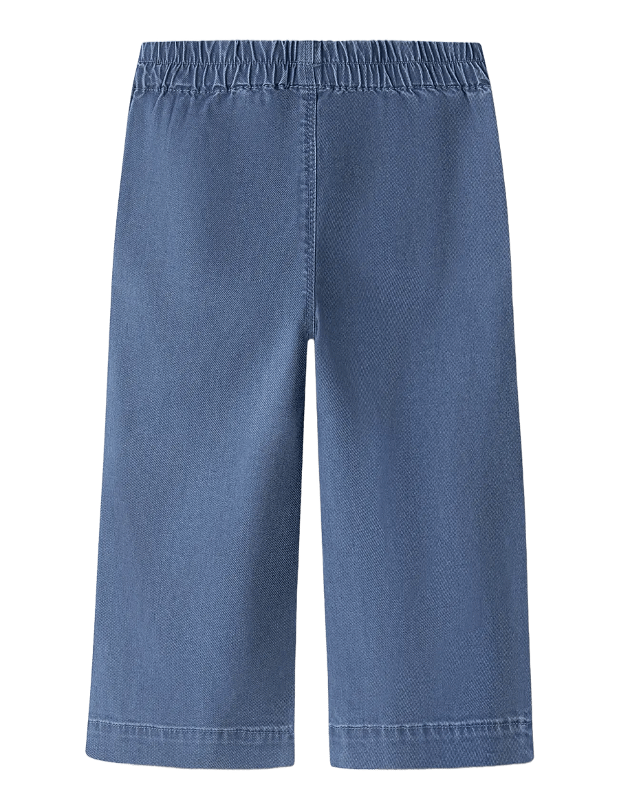 name it - NMFBELLA WIDE PULL UP JEANS 4468-YB - medium blue denim - 1