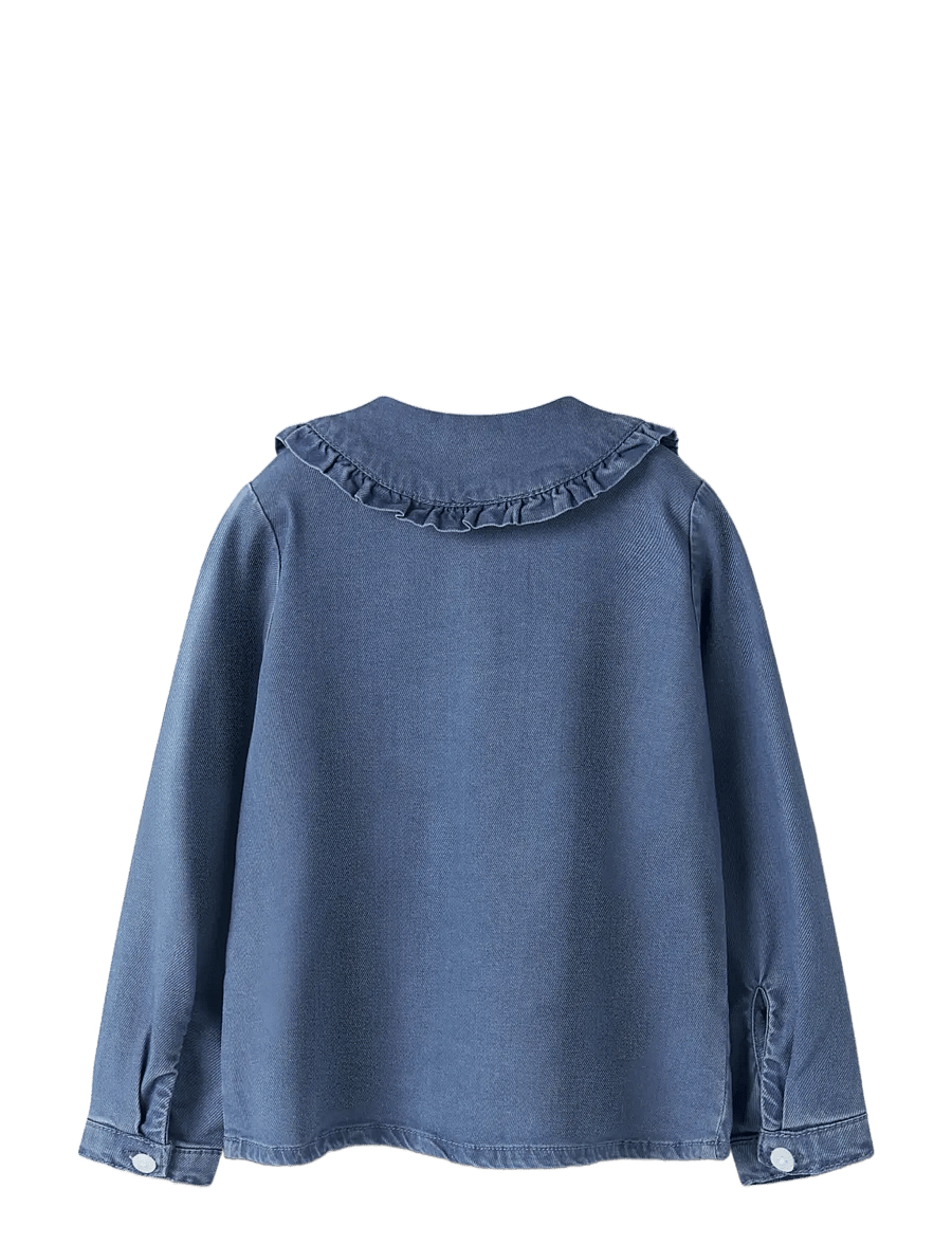 name it - NMFLUNA LS DNM SHIRT 4468-YB - medium blue denim - 1