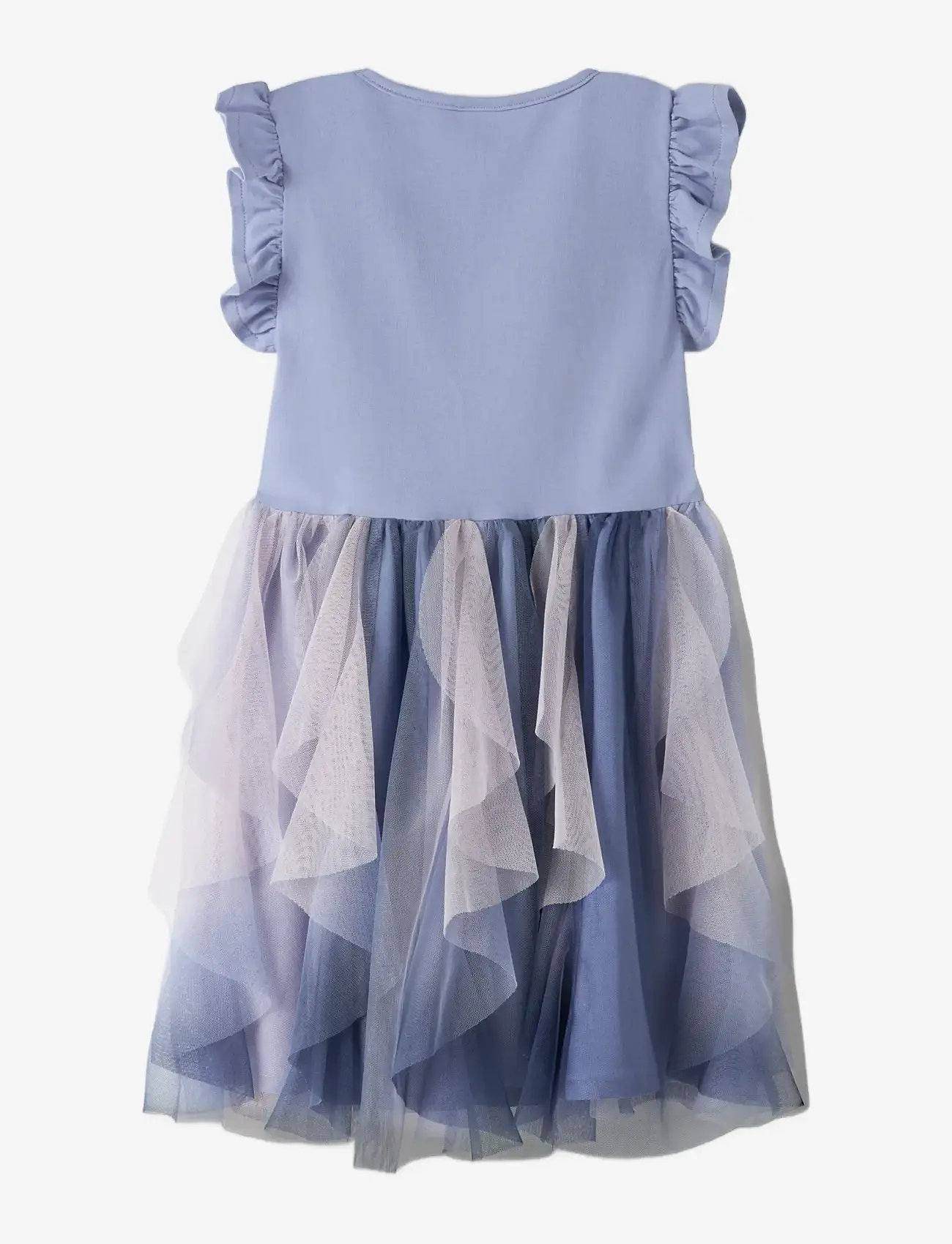 name it - NMFMOM FROZEN SS TULLE DRESS WDI - kurzärmelige freizeitkleider - purple impression - 2