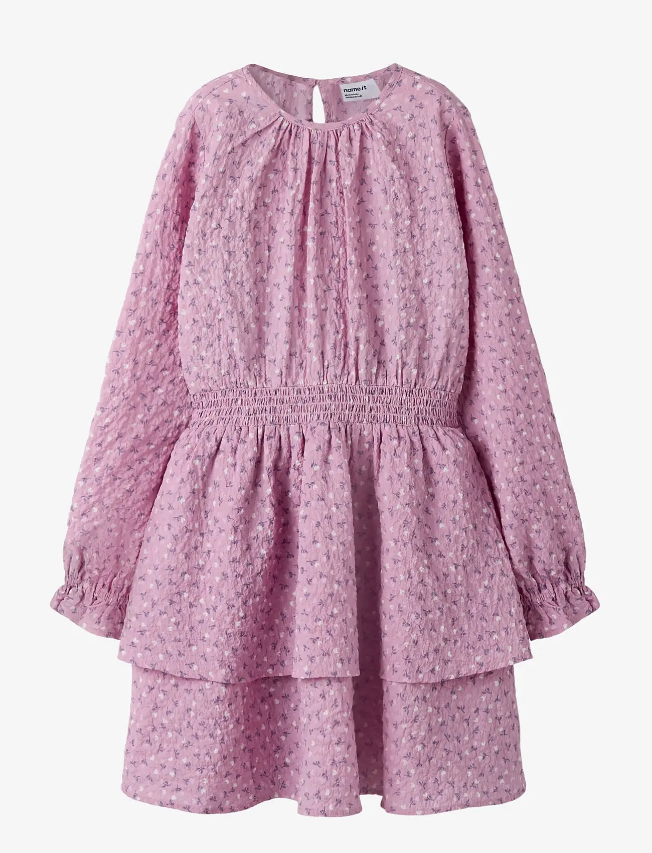 name it - NKFRILEKKA LS DRESS - langærmede hverdagskjoler - mauve mist - 0