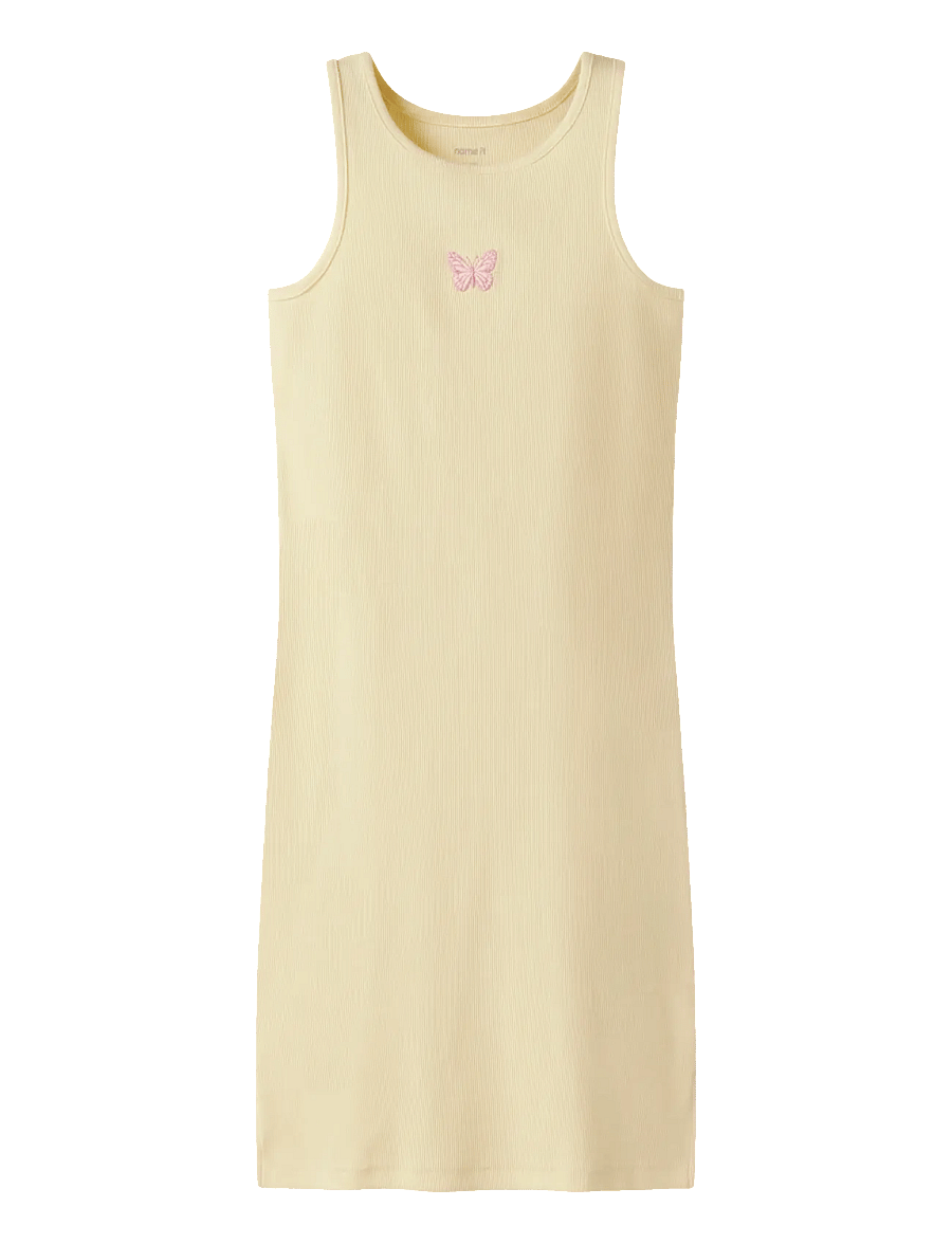 name it - NKFVIVEMMA TANK SLIM DRESS - Ärmellose freizeitkleider - double cream - 0