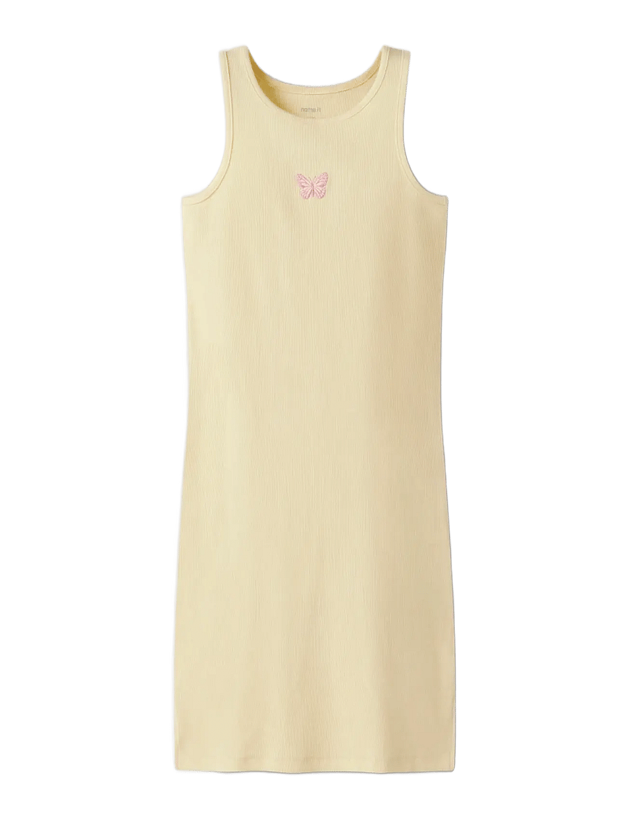 name it - NKFVIVEMMA TANK SLIM DRESS - Ärmellose freizeitkleider - double cream - 2