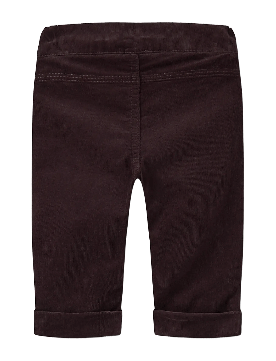 name it - NBMBEN REG CORD WL PANT 4609-YT - chocolate plum - 1
