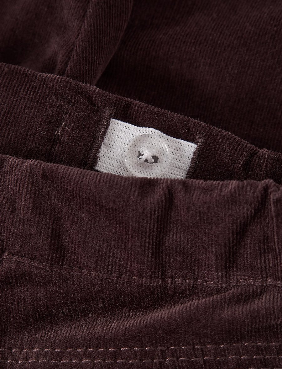 name it - NBMBEN REG CORD WL PANT 4609-YT - chocolate plum - 3