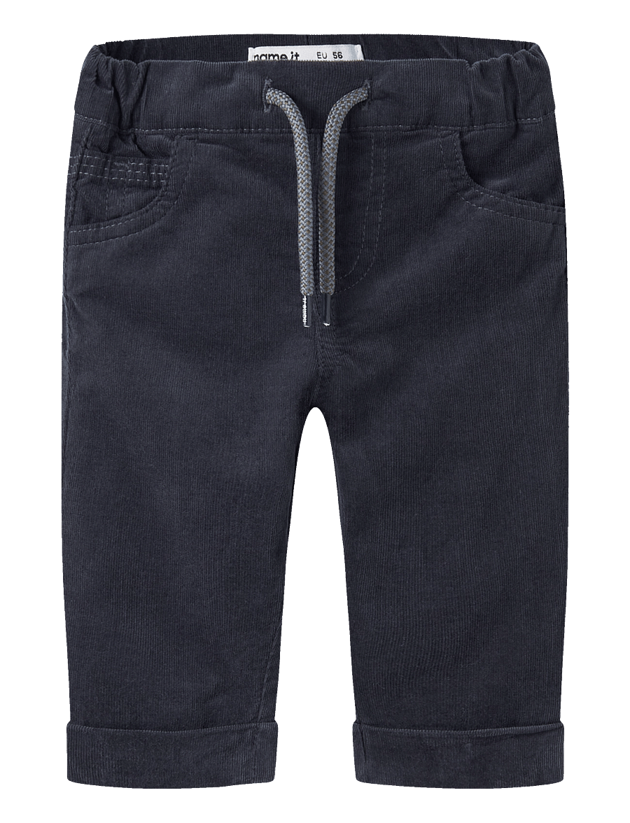 name it - NBMBEN REG CORD WL PANT 4609-YT - babybroeken - ombre blue - 0