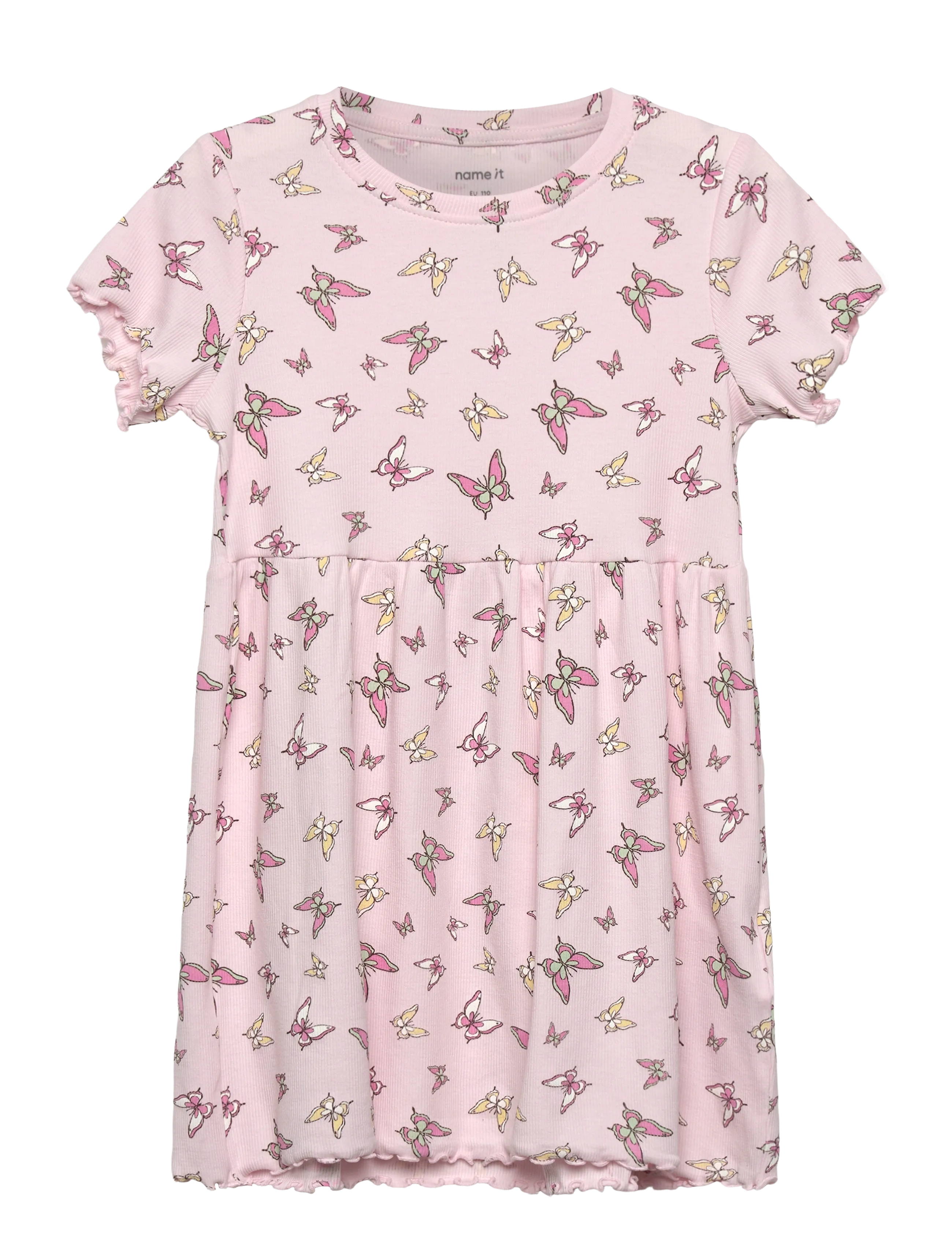 name it NMFVEMMA SS AOP DRESS - Drabužiai - CRADLE PINK / pink/rose