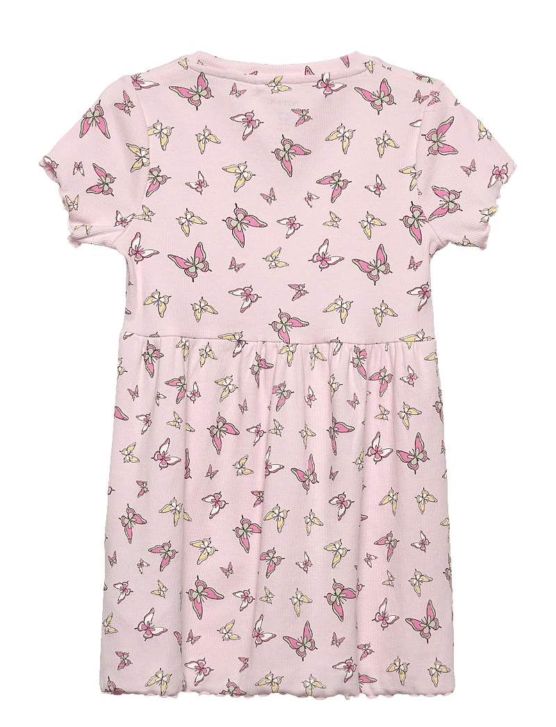 name it - NMFVEMMA SS AOP DRESS - kurzärmelige freizeitkleider - cradle pink - 1