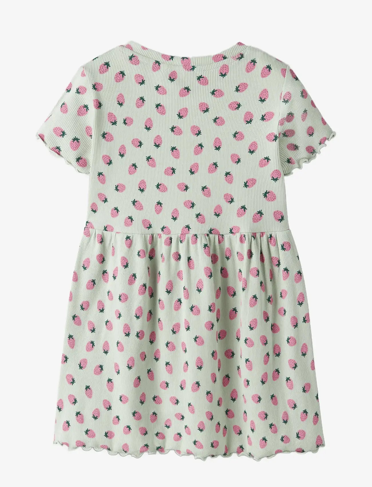 name it - NMFVEMMA SS AOP DRESS - kurzärmelige freizeitkleider - pale aqua - 1