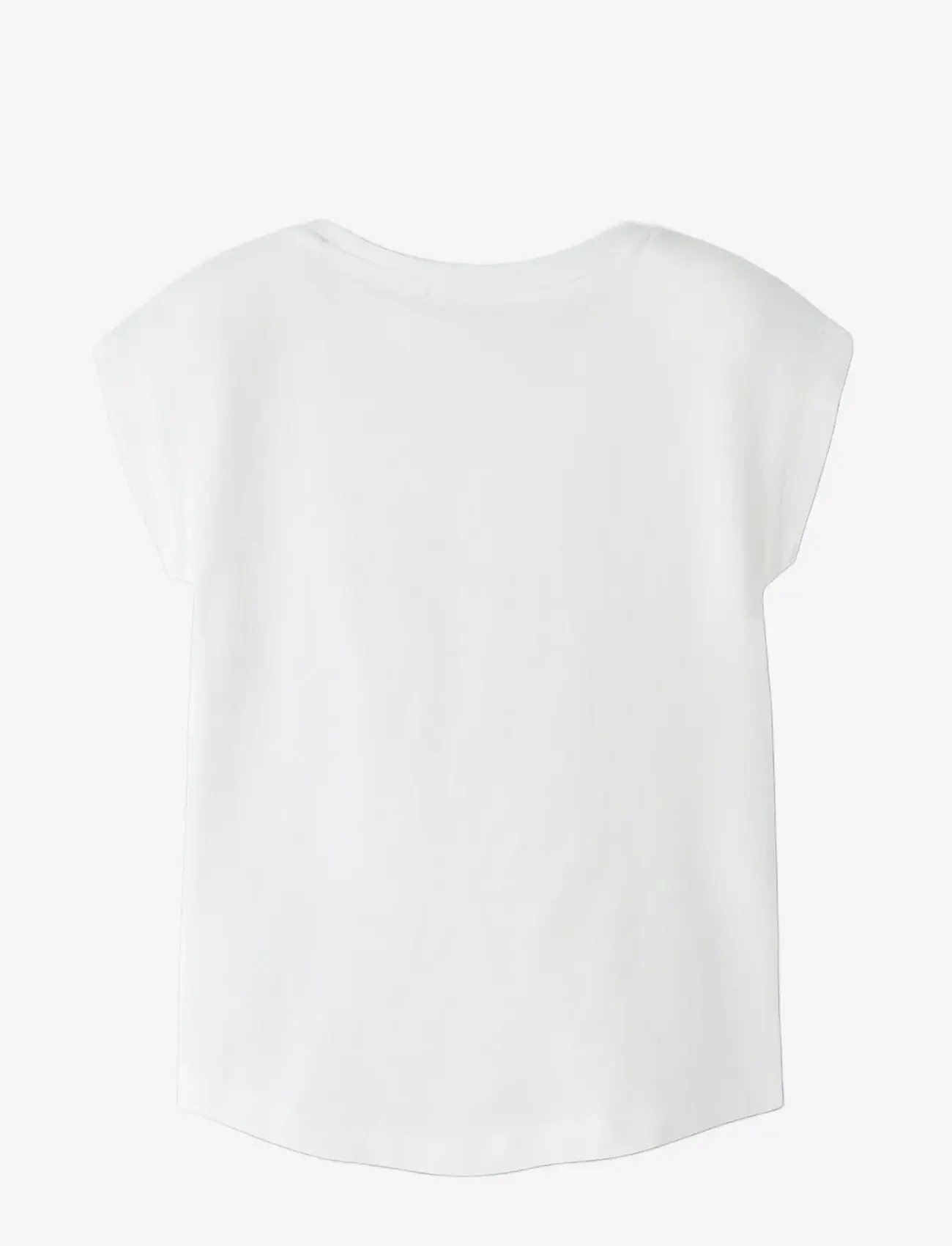 name it - NMFVOTIA CAPSL TOP - kortärmade t-shirts - bright white - 1