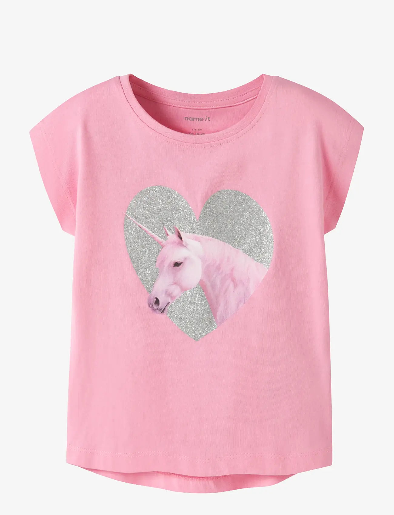 name it - NMFVOTIA CAPSL TOP - kortærmede t-shirts - pink drink - 0
