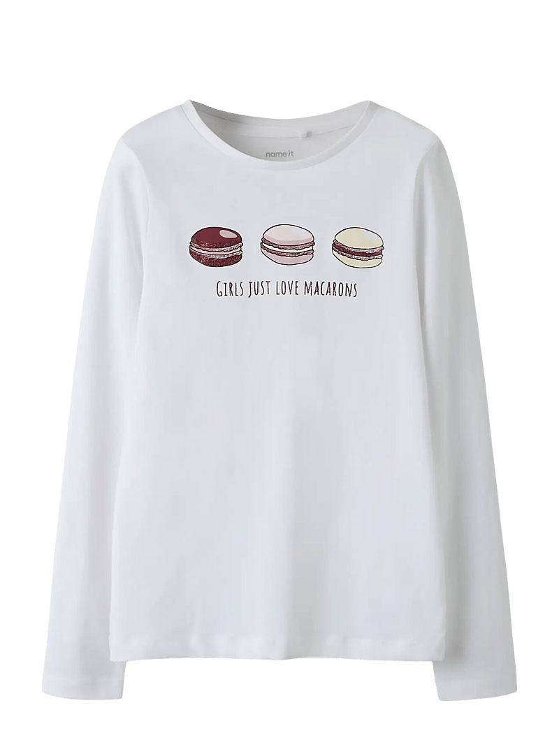 name it - NKFRIKALISA LS TOP - långärmade t-shirts - bright white - 1