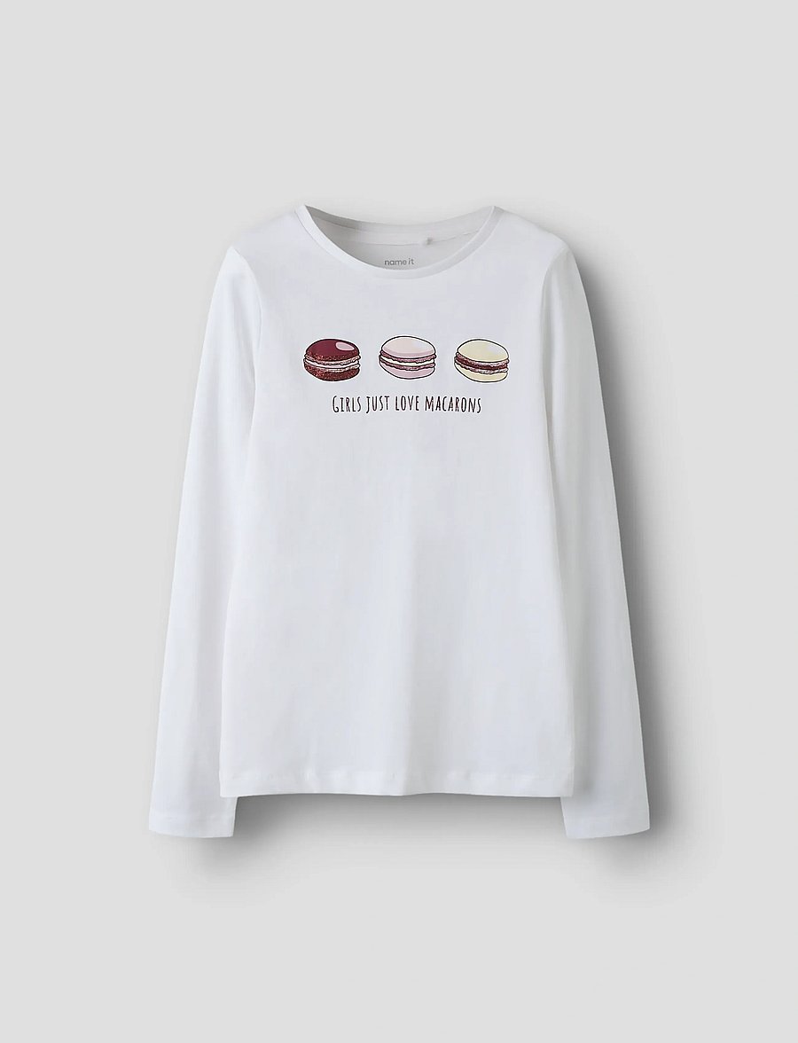 name it - NKFRIKALISA LS TOP - langärmelig - bright white - 0