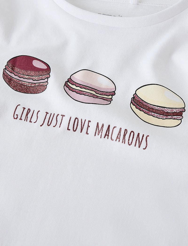 name it - NKFRIKALISA LS TOP - långärmade t-shirts - bright white - 3