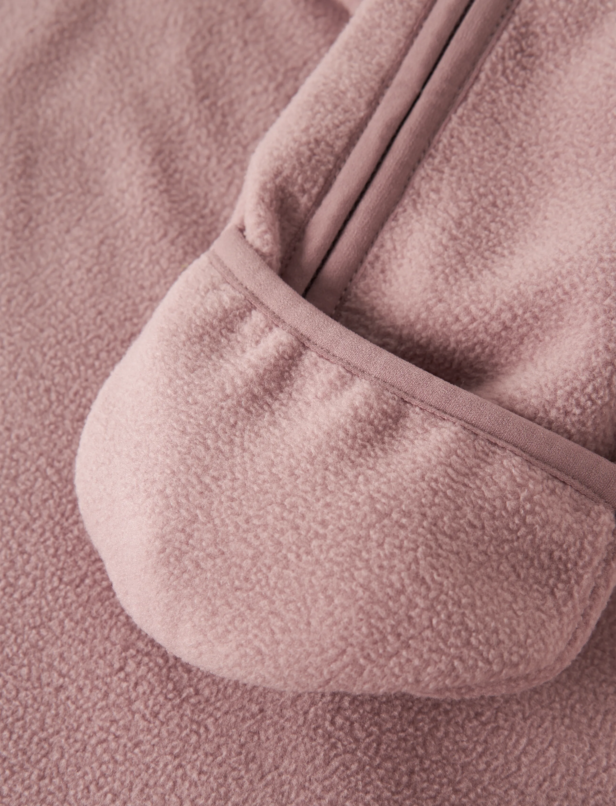 name it - NBNMEEKO FLEECE SUIT MELANGE NOOS - woodrose - 4