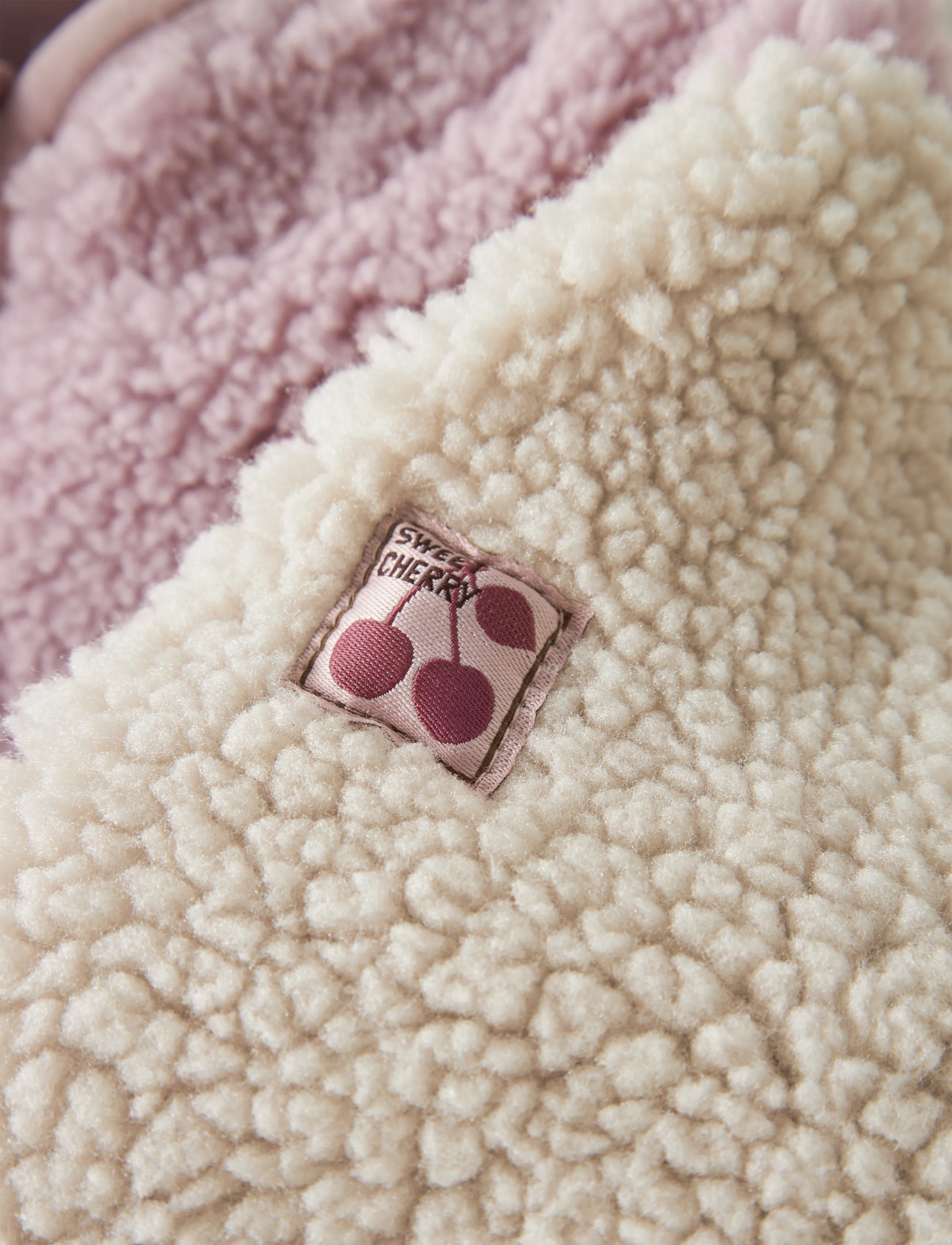 name it - NBFMACEY TEDDY JACKET BLOCK - fleecejacken - violet ice - 2