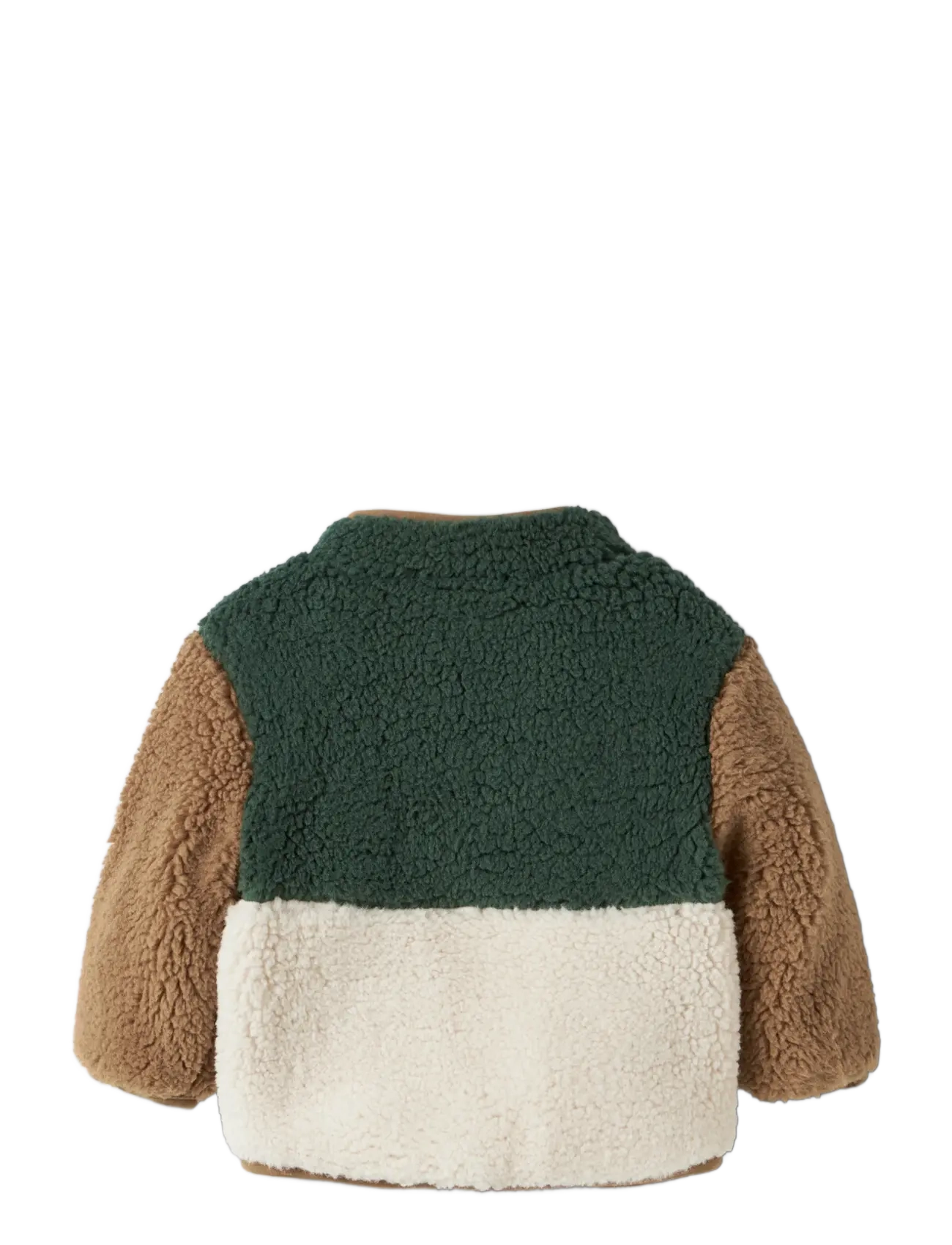 name it - NBMMACEY TEDDY JACKET BLOCK - thermo-jacken - jungle green - 1