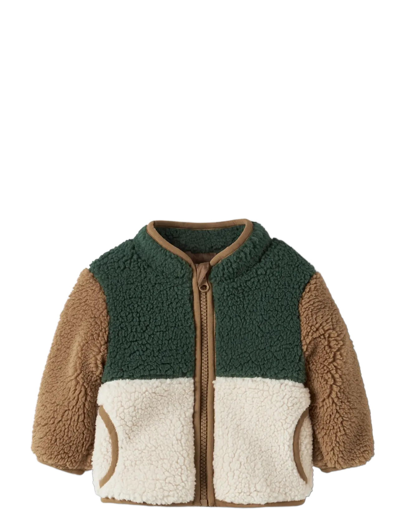 name it - NBMMACEY TEDDY JACKET BLOCK - thermo-jacken - jungle green - 2