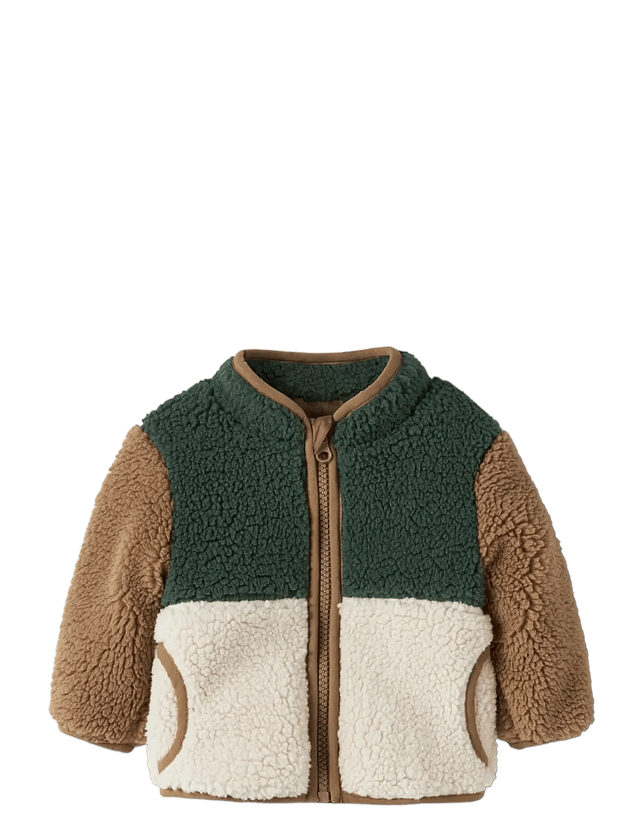 name it - NBMMACEY TEDDY JACKET BLOCK - thermo-jacken - jungle green - 2