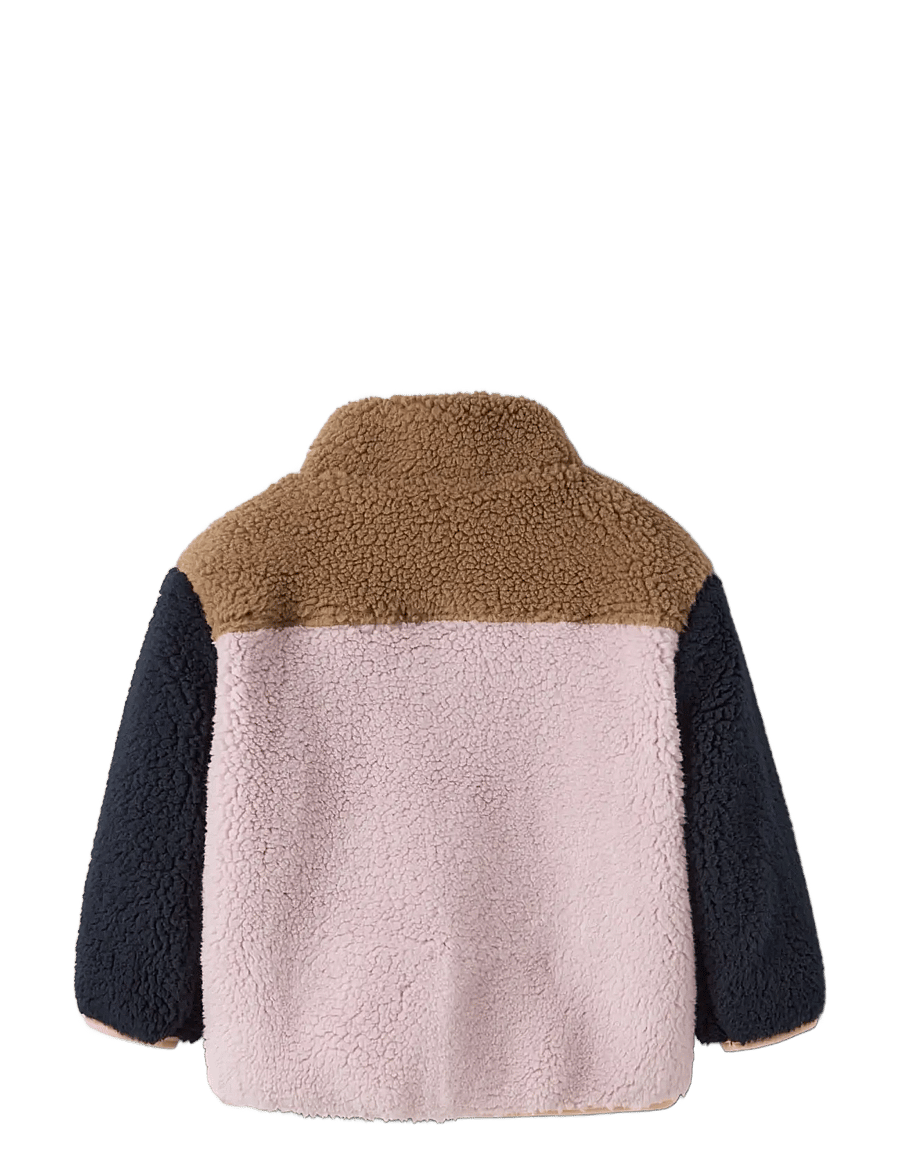 name it - NMFMACEY TEDDY JACKET BLOCK - violet ice - 1