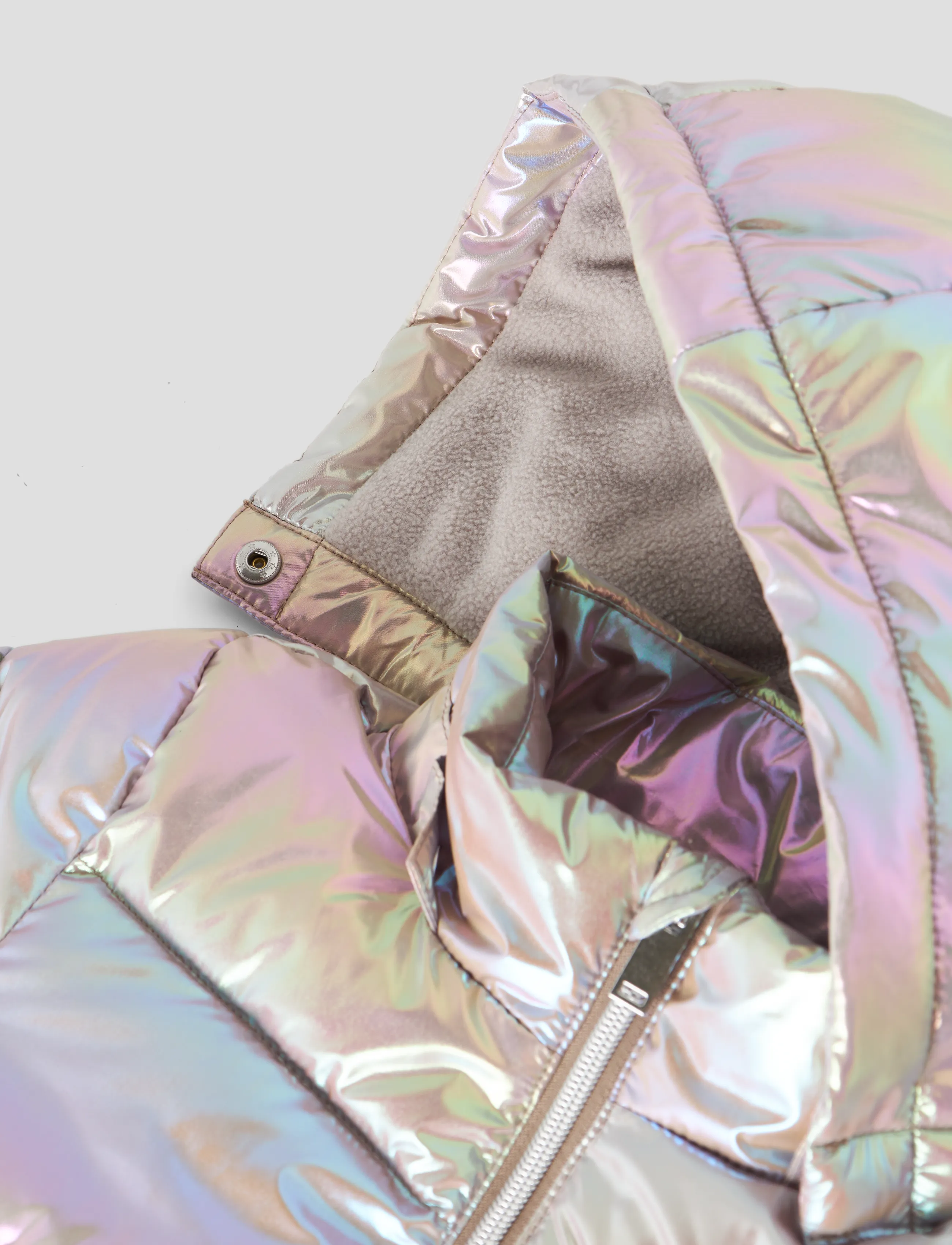 name it - NMFMOLINA PUFFER JACKET SHINY1 - dunjackor & fodrade jackor - fungi - 4
