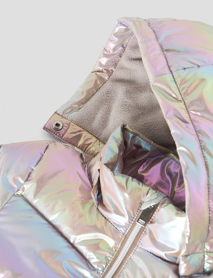 name it - NMFMOLINA PUFFER JACKET SHINY1 - dunjackor & fodrade jackor - fungi - 4