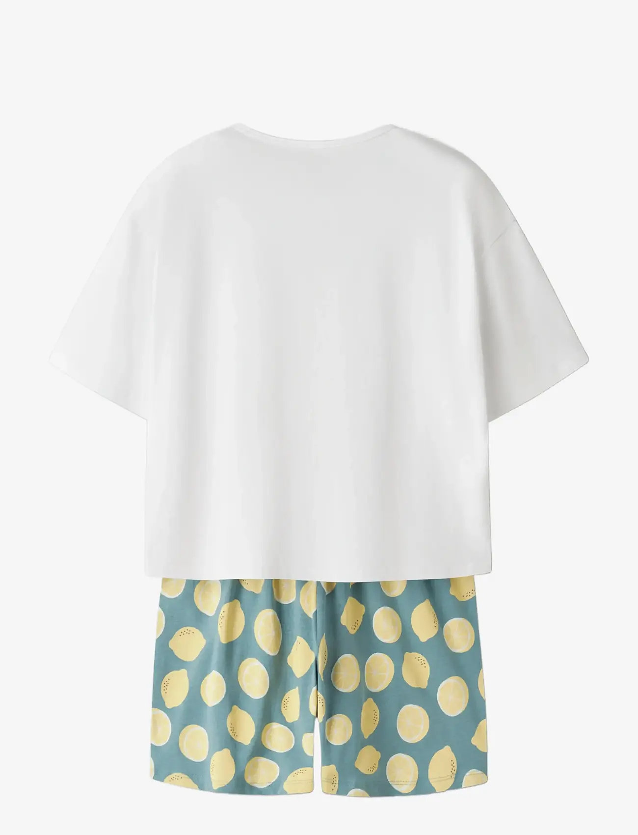 name it - NKFNIGHTSET BOXY LEMON NOOS - pyjamassæt - mineral blue - 1