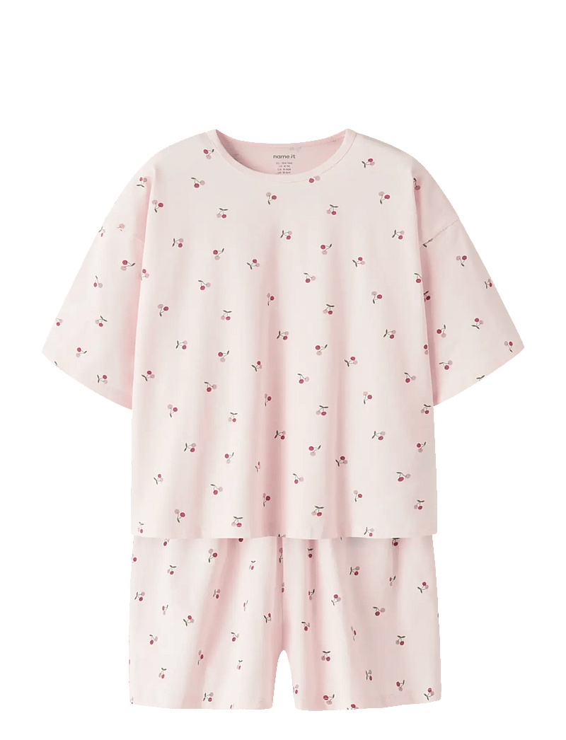 name it - NKFNIGHTSET BOXY CHERRY NOOS - pyjamassæt - mauve morn - 0
