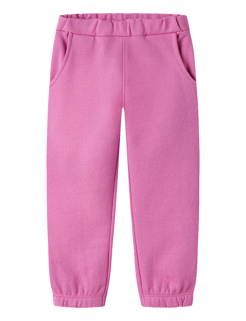 name it - NMFDITTER SWEAT PANT UNB - sweatpants - strawberry moon - 0