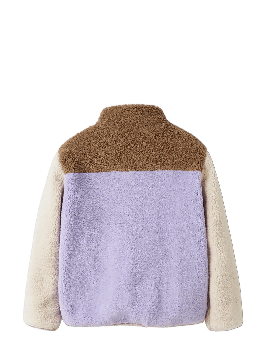 name it - NKFMACEY TEDDY JACKET BLOCK - lavender - 1