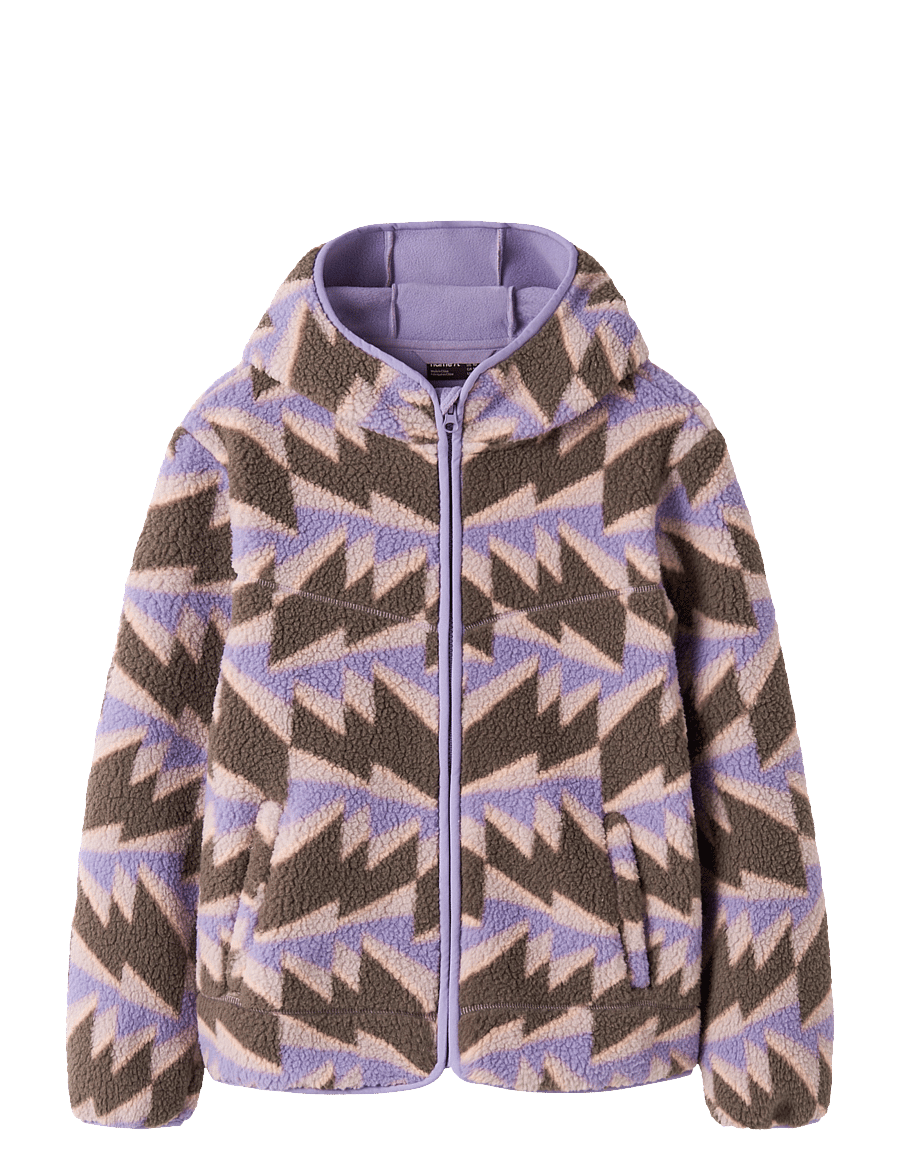 name it - NKFMAVI TEDDY JACKET AOP - bougainvillea - 0
