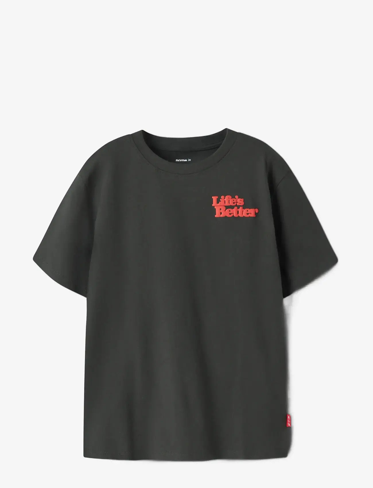 name it - NKMKRILLO SS NREG TOP BOX - kortærmede t-shirts - peat - 2